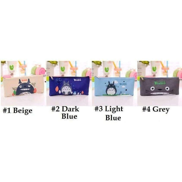 Planet Gates 20 pcs/lot Cute Japan Cartoon Totoro series Canvas Pencil bag/Pen Pencils & Writing Supplies Office & School Stationery