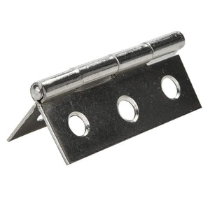 Planet Gates 20 Pcs Silver Stainless Steel 6 Mounting Holes Butt Hinges 2.5 inches Long