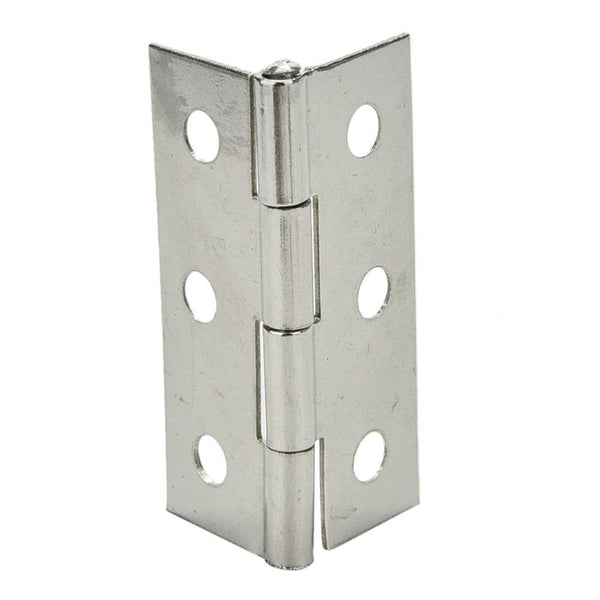 Planet Gates 20 Pcs Silver Stainless Steel 6 Mounting Holes Butt Hinges 2.5 inches Long