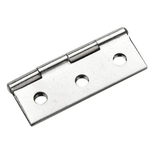 Planet Gates 20 Pcs Silver Stainless Steel 6 Mounting Holes Butt Hinges 2.5 inches Long