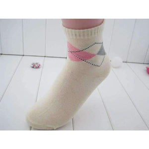 Planet Gates 20 pieces=10pairs new design  women's socks with high quality Winter Rhombus design media corta socking