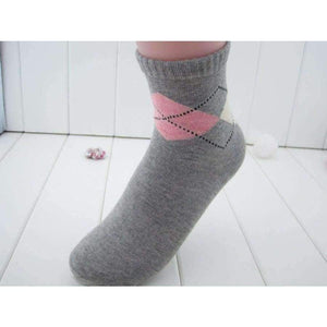 Planet Gates 20 pieces=10pairs new design  women's socks with high quality Winter Rhombus design media corta socking