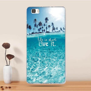 Planet Gates 20 / Soft TPU Case For Coque Huawei P8 Lite Case Cover Silicone For Capas Huawei P8 Lite 2016 ALE-L21 Case Funda For Huawei P8 Lite 2015 Cover