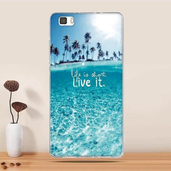 Planet Gates 20 / Soft TPU Case For Coque Huawei P8 Lite Case Cover Silicone For Capas Huawei P8 Lite 2016 ALE-L21 Case Funda For Huawei P8 Lite 2015 Cover