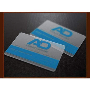 Planet Gates 200 pcs One faced CMYK printing transparent pvc business card in calendars, planners & cards