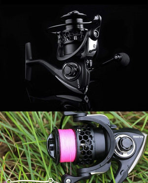 Planet Gates 2000 3000 4000 5000 Spinning Fishing Reel Hot Sale 12KG Max Drag Power Fishing Reel Bass Pike Fishing Line Spool