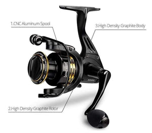 Planet Gates 2000 Series / China Lancelot Freshwater Spinning Reel 8KG Max Drag Fishing Reel 2000-5000 Series 5.0:1 Gear Ratio  for Bass Fishing