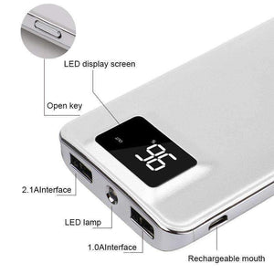 Planet Gates 20000 mAh Power Bank Portable Ultra-thin Polymer Powerbank battery power-bank With LED Light Fast Charger for Mobile Phone
