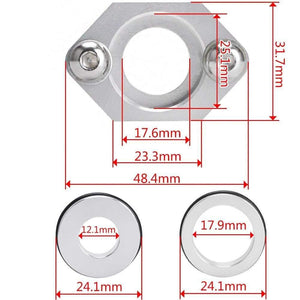 Planet Gates 200000219 aluminiowy zestaw kołnierzy czujnika map, rura intercoolera, adapter do VW JETTA GOLF BEETLE Audi A4 MK4 1.8T Adp071