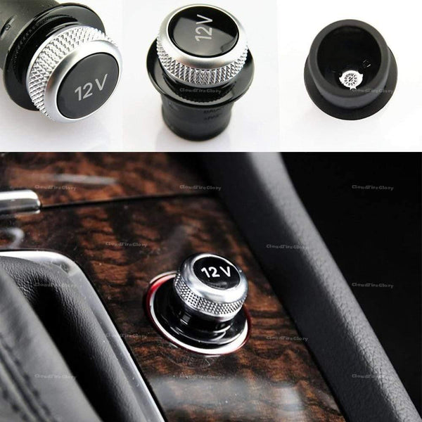 Planet Gates 200000228 4L0919311 8WD919311 Lighter Cover Chrome Plated Cigarette Lighter Plug 12V For Audi A3 A4 A5 A6 A7 Q3 Q5 Q7 Q2 TT RS6 RS7 S3 S4
