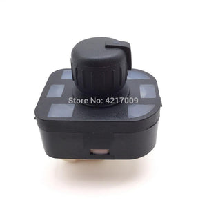 Planet Gates 200000228 Chrome Side Mirror Switch Adjust Knob With Floding For Audi A1 A2 A4 B6 B7 A6 S4 S6 RS4 SEAT Exeo 8E0 959 565A 8E0959565A