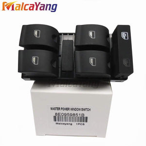 Planet Gates 200000228 Hiqh Quility Electric Powert Master Window Switch Button For AUDI A4 B6 2003- B7 SEAT Exeo 8E0 959 851 8E0 959 855 8E0959851B