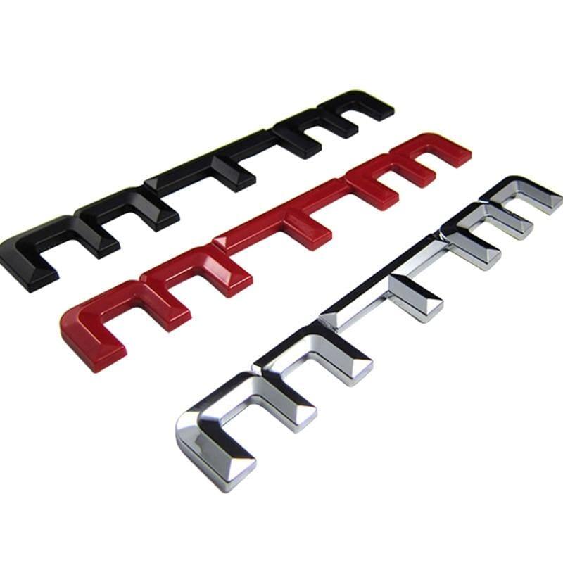 Planet Gates 200000241 1 Pcs Car Sticker MTM 3D Metal Logo Badge Emblem For Audi A4 A3 A6 A5 A4L S3 S4 S5 S6 S7 S8 Q3 Q5 Q7 RS3 RS4  Styling Accessory