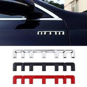 Planet Gates 200000241 1 Pcs Car Sticker MTM 3D Metal Logo Badge Emblem For Audi A4 A3 A6 A5 A4L S3 S4 S5 S6 S7 S8 Q3 Q5 Q7 RS3 RS4  Styling Accessory