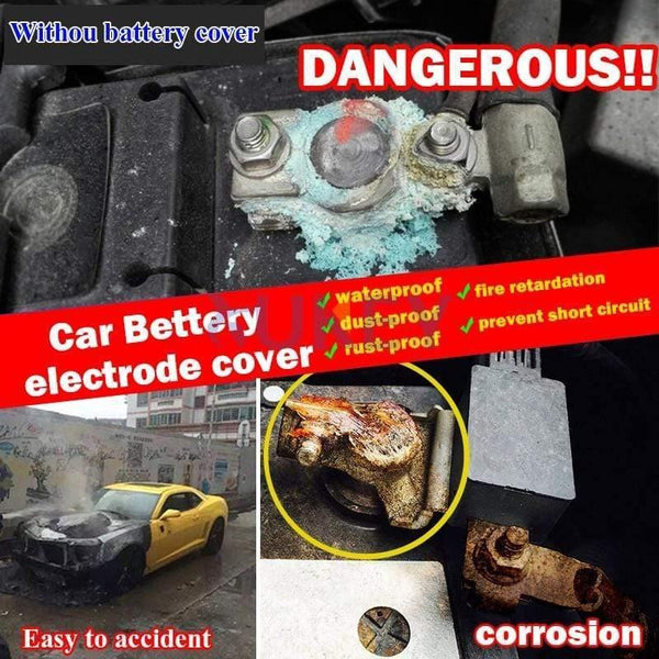 Planet Gates 200000241 1pc For AUDI A3 S3 MK2 MK3 Q2 Q3 II 2019 2020 Car Engine Battery Positive Terminal Clamp Cover Clip Trim Cap Accessories