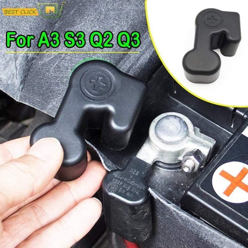 Planet Gates 200000241 1pc For AUDI A3 S3 MK2 MK3 Q2 Q3 II 2019 2020 Car Engine Battery Positive Terminal Clamp Cover Clip Trim Cap Accessories