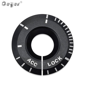 Planet Gates 200000241 Black Start Ring Ceyes Car Engine Start Ignition Cover Styling Ringhole Sticker Accessories Case For Volkswagen Golf VW Polo Passat For Seat Audi