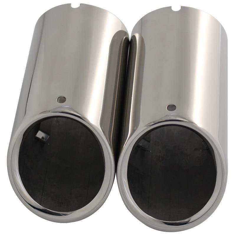 Planet Gates 200000241 Car Stainless Steel Chrome Exhaust Headers Tip Pipe Tail Rear Muffler Pipe For Audi A4 B8 A4L Q5 2007-2014 Car Accessories