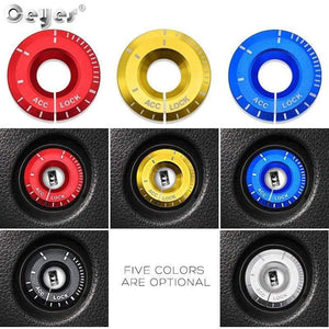 Planet Gates 200000241 Ceyes Car Engine Start Ignition Cover Styling Ringhole Sticker Accessories Case For Volkswagen Golf VW Polo Passat For Seat Audi