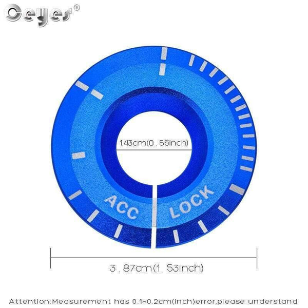 Planet Gates 200000241 Ceyes Car Engine Start Ignition Cover Styling Ringhole Sticker Accessories Case For Volkswagen Golf VW Polo Passat For Seat Audi