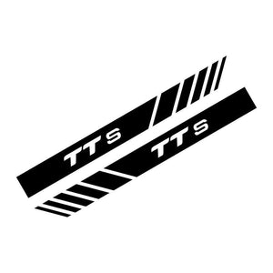 Planet Gates 200000241 For TTS / Black 2PCS Car Rearview Mirror Stickers For Audi A3 8P 8V A4 B8 B6 A6 C6 C5 Q2 Q3 Q5 Q7 Q8 TT TTS Auto Accessories Vinyl Film Decals