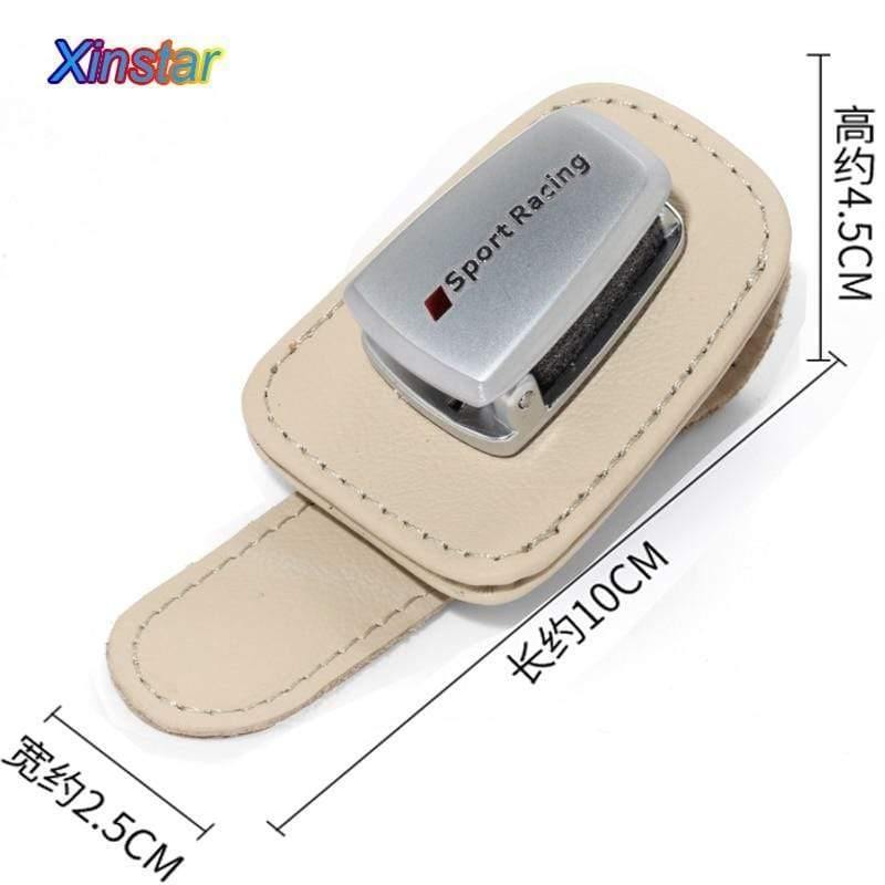 Planet Gates 200000241 Genuine Leather Car Sunshade Decoration Sticker For Audi Sline A1 A3 A4 A5 A6 A7 A8 Q3 Q5 Q7 S3 S4 S5 S6 S7 S8 TT RS