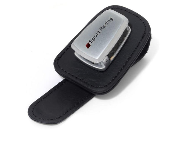 Planet Gates 200000241 Genuine Leather Car Sunshade Decoration Sticker For Audi Sline A1 A3 A4 A5 A6 A7 A8 Q3 Q5 Q7 S3 S4 S5 S6 S7 S8 TT RS