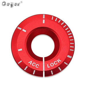 Planet Gates 200000241 Red Start Ring Ceyes Car Engine Start Ignition Cover Styling Ringhole Sticker Accessories Case For Volkswagen Golf VW Polo Passat For Seat Audi