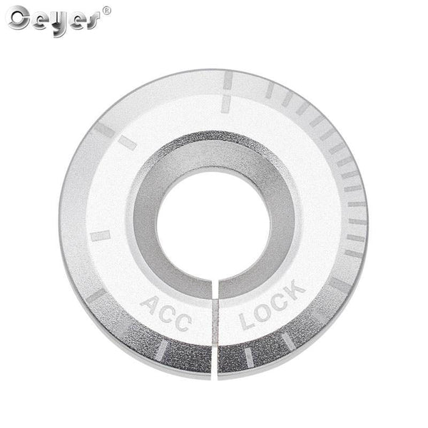 Planet Gates 200000241 Silver Start Ring Ceyes Car Engine Start Ignition Cover Styling Ringhole Sticker Accessories Case For Volkswagen Golf VW Polo Passat For Seat Audi