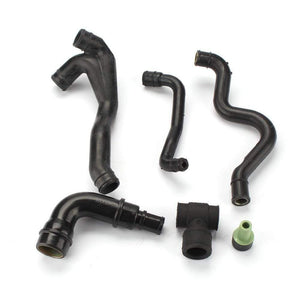 Planet Gates 200000425 6pcs Engine Kit Crankcase Breather Hose Pipe For VW Volkswagen Golf Jetta MK4 Bora Audi A4 TT 1.8T 06A 103 213 AF