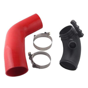 Planet Gates 200000425 Red Silicone Intake Hose Pipe Turbo Inlet Elbow For VW Golf MK7  R Audi 2015+ V8 MK3 A3 S3 TT