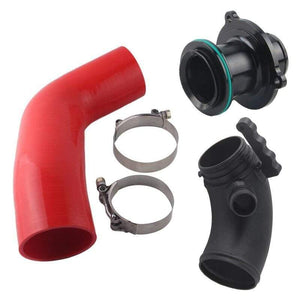 Planet Gates 200000425 Silicone Intake Hose Pipe Turbo Inlet Elbow  Muffler Delete For VW Golf MK7 R Audi 2015+ V8 MK3 A3 S3 TT Ea888 3gen Engine