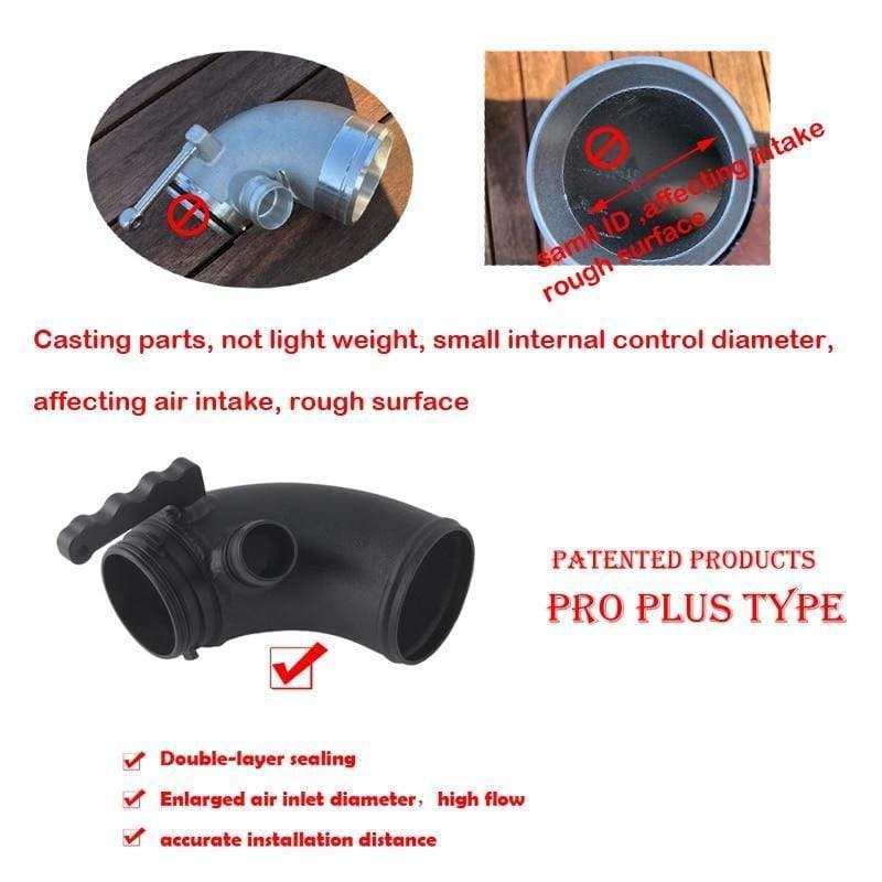 Planet Gates 200000425 Turbo Inlet Upgrade Pipes Tubes Turbocharger Intake Hose For Golf 7 /R Audi A3 8V S3 S1 TT Leon EA888 Gen3 1.8T 2.0T  AL001.