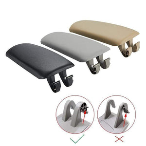 Planet Gates 200000474 1 Pcs Leather Car Armrest Latch Cover For Audi A4 B6 B7 2002-2007 Center Console Arm Rest Storage Box Lid Cover Auto Accessories