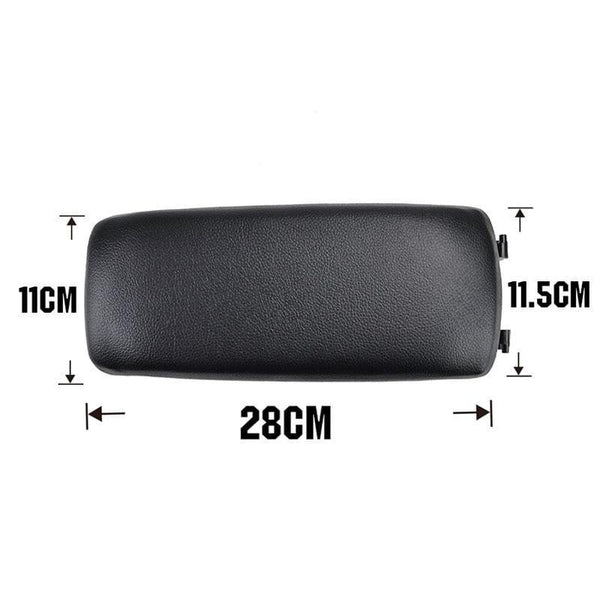 Planet Gates 200000474 Car Armrest Latch Lid Center Console Cover Center For Audi A6 C5 2000-2006 Clip Catch PU Leather Arm Rest Cap Auto Accessories