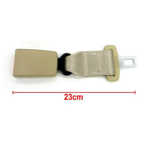 Planet Gates 200000488 23cm Beige Metal Tongue Width 21mm Car Seat Belt Safety Extension Seatbelt Extenders For Auto Belts Child Seats - Black Beige Gray