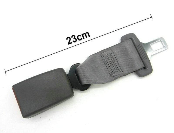 Planet Gates 200000488 23cm Gray Metal Tongue Width 21mm Car Seat Belt Safety Extension Seatbelt Extenders For Auto Belts Child Seats - Black Beige Gray