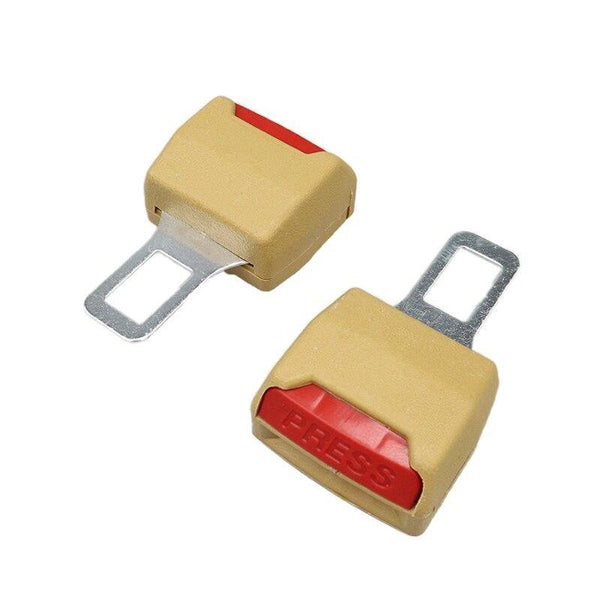 Planet Gates 200000488 2PC Yellow Car Seat Belt Clip Extension Plug Car Safety Seat Lock Buckle Seat Belt Clip Extender Converter Car Accessories