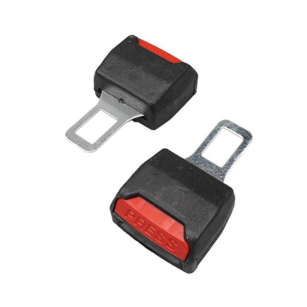 Planet Gates 200000488 2PCS Black Car Seat Belt Clip Extension Plug Car Safety Seat Lock Buckle Seat Belt Clip Extender Converter Car Accessories