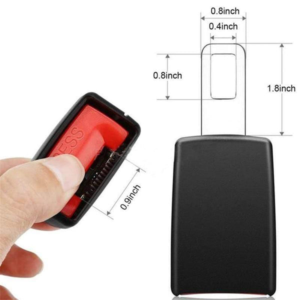 Planet Gates 200000488 2pcs Universal Car Seat Belt Clip Extenders Safety Seatbelt Buckle Plugs 21mm