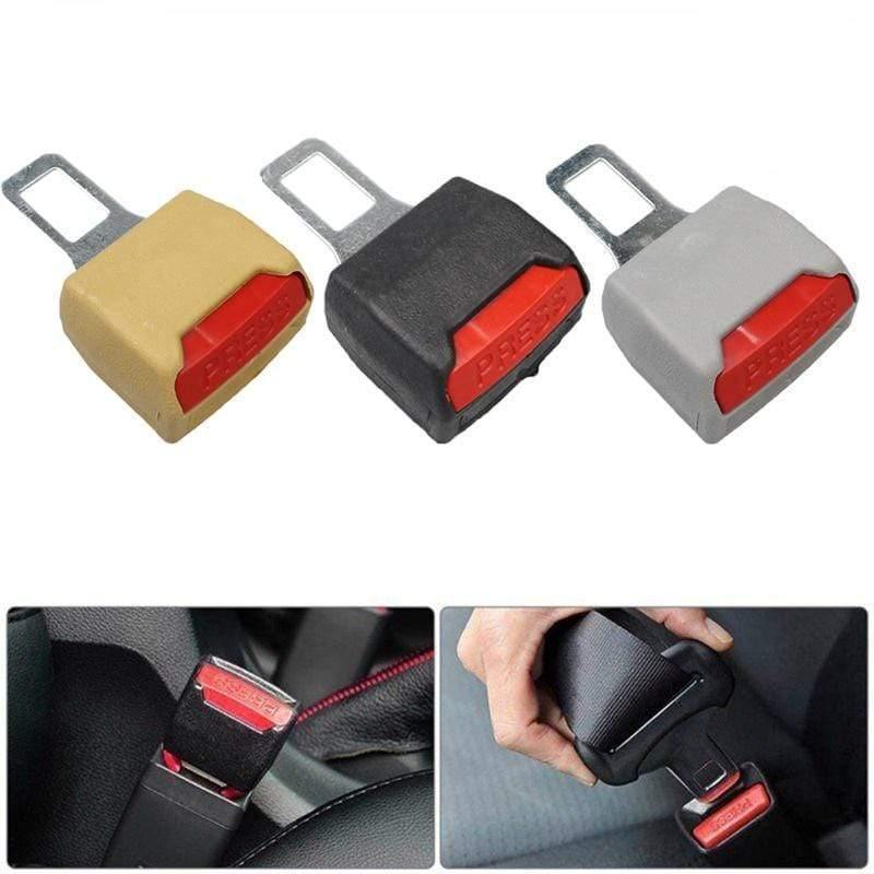 Planet Gates 200000488 3 Colors 2Pcs Universal Car Seat Belt Clip Extender Safety Seat Belt Lock Buckle Plug Thick Insert Socket Belt Padding Extender