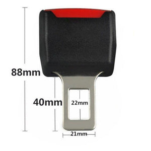 Planet Gates 200000488 3 Colors 2Pcs Universal Car Seat Belt Clip Extender Safety Seat Belt Lock Buckle Plug Thick Insert Socket Belt Padding Extender