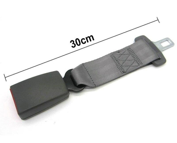 Planet Gates 200000488 30cm Gray Metal Tongue Width 21mm Car Seat Belt Safety Extension Seatbelt Extenders For Auto Belts Child Seats - Black Beige Gray