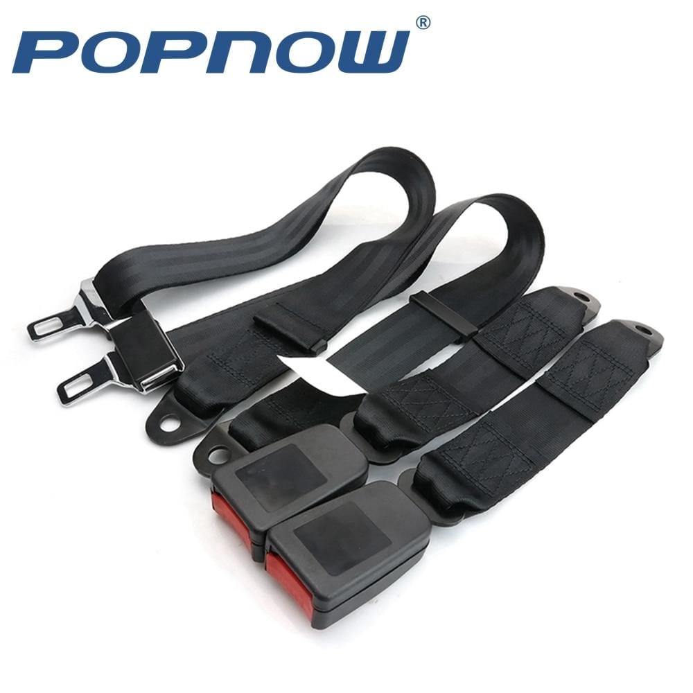 Planet Gates 200000488 3C Certificate Safety Belt Vehicle Automotive Car Extension Extender Strap Safety Belt Adjustable Seat Belt Black Universal 2kit