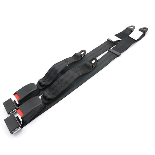 Planet Gates 200000488 Black 3C Certificate Safety Belt Vehicle Automotive Car Extension Extender Strap Safety Belt Adjustable Seat Belt Black Universal 2kit