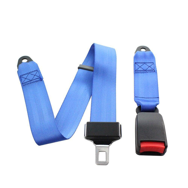 Planet Gates 200000488 Blue 3C Certificate Safety Belt Vehicle Automotive Car Extension Extender Strap Safety Belt Adjustable Seat Belt Black Universal 2kit