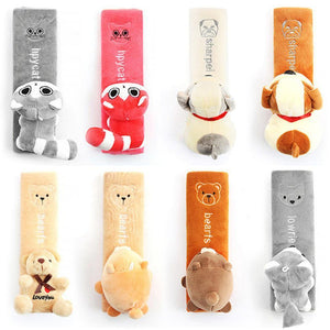 Planet Gates 200000488 Funda para cinturón de seguridad de coche, cojín para arnés de hombro, diseño de dibujos animados, protector de hombro para cinturón de seguridad, cojín de soporte para el cuello para coche