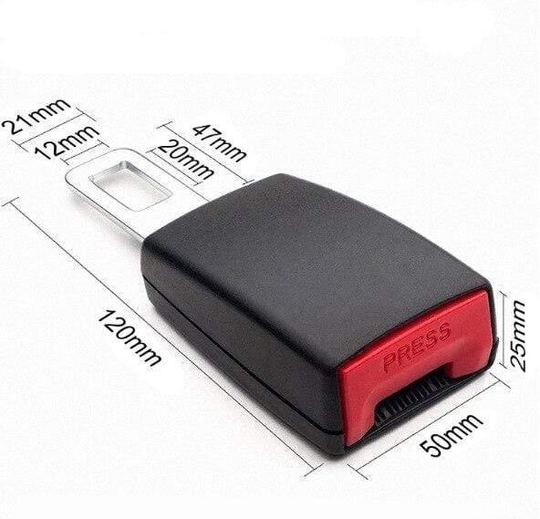 Planet Gates 200000488 CHIZIYO 2pcs 21mm 7/8 Universal Auto Car Seat Belt Clip Socket Safety Belt Buckles Extender Extension Accessories (Black)