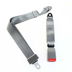 Planet Gates 200000488 Gray Universal 2 Point Car Auto Safety Seat Belt Seatbelt Extender Extension Belt Car Seat Belt Buckle Extender Strap Non-Retractable