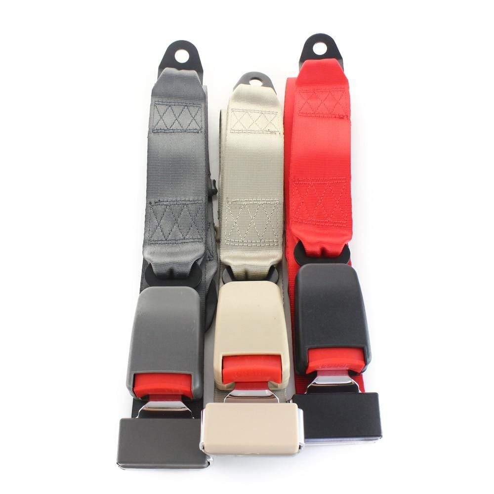 Planet Gates 200000488 Universal 2 Point Car Auto Safety Seat Belt Seatbelt Extender Extension Belt Car Seat Belt Buckle Extender Strap Non-Retractable